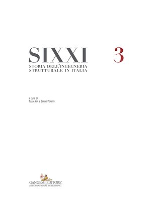 cover image of Storia dell'ingegneria strutturale in Italia--SIXXI 3
